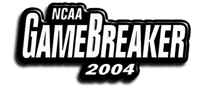 NCAA Gamebreaker 2004 title screen for Playstation 2